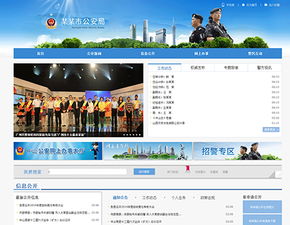 公安局网站制作 监狱网站制作 公安系统开发 南京华籁网络 政府网站模版 南京华籁网络